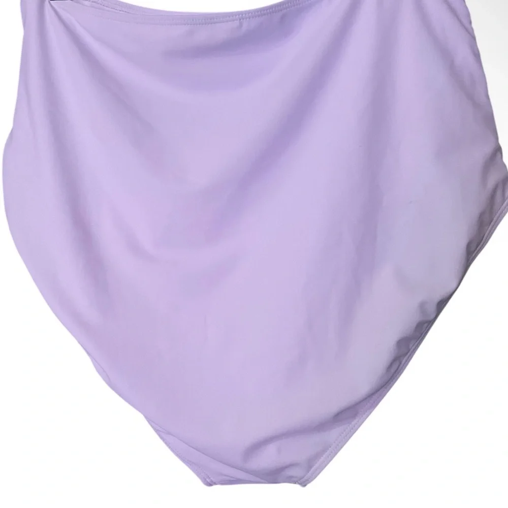 White High-Waisted Bikini Bottom‎